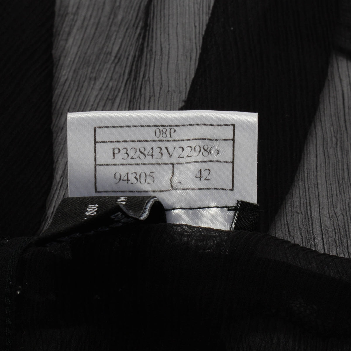 Chanel Black Silk & Lace Tie Side Sleeveless Blouse FR 42