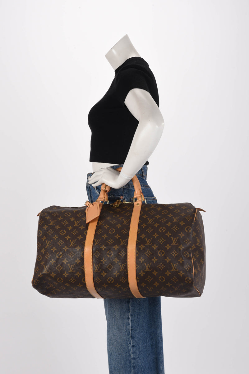 Louis Vuitton Monogram Canvas Keepall 50