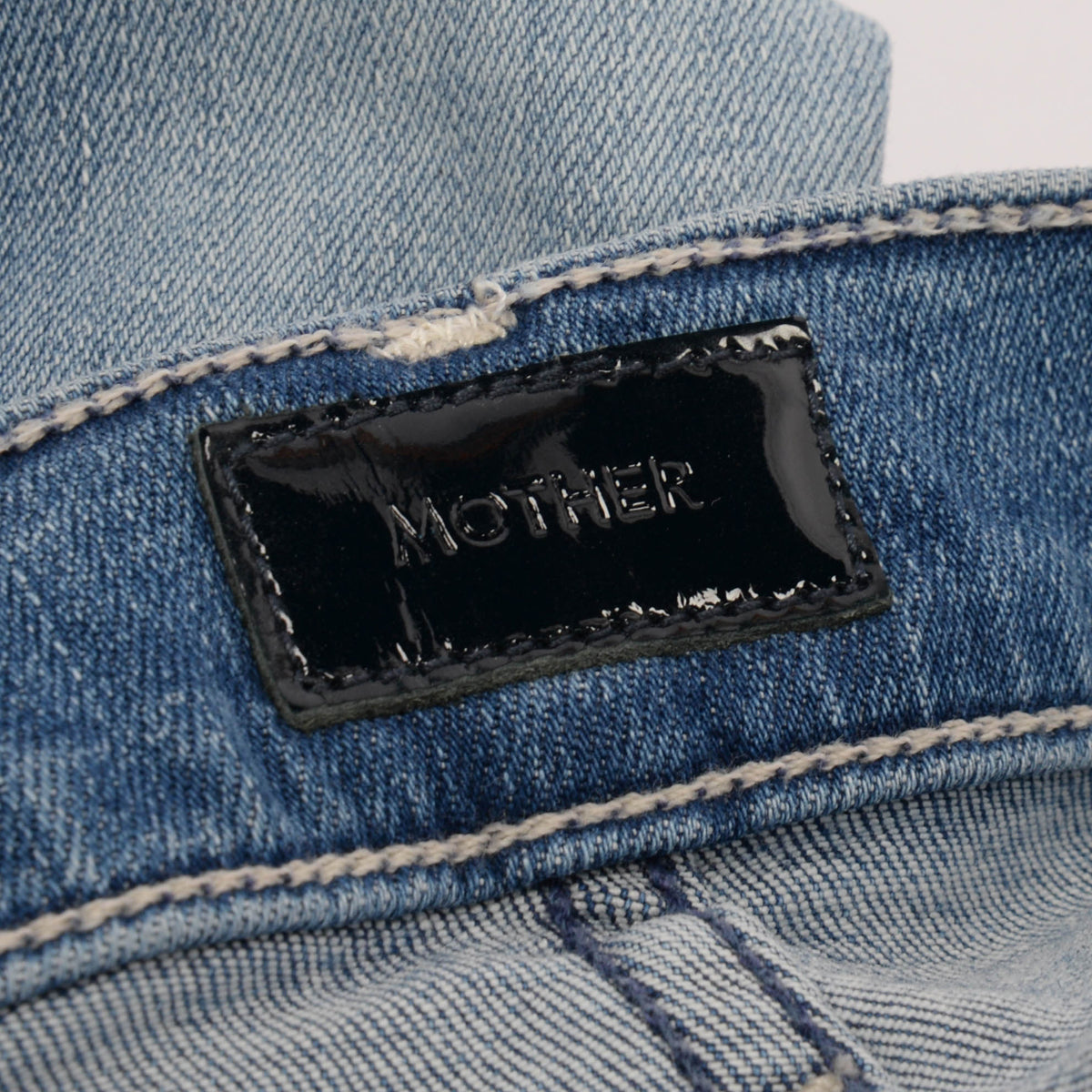 Mother Blue Denim Mid Rise Dazzler Ankle Jeans 24