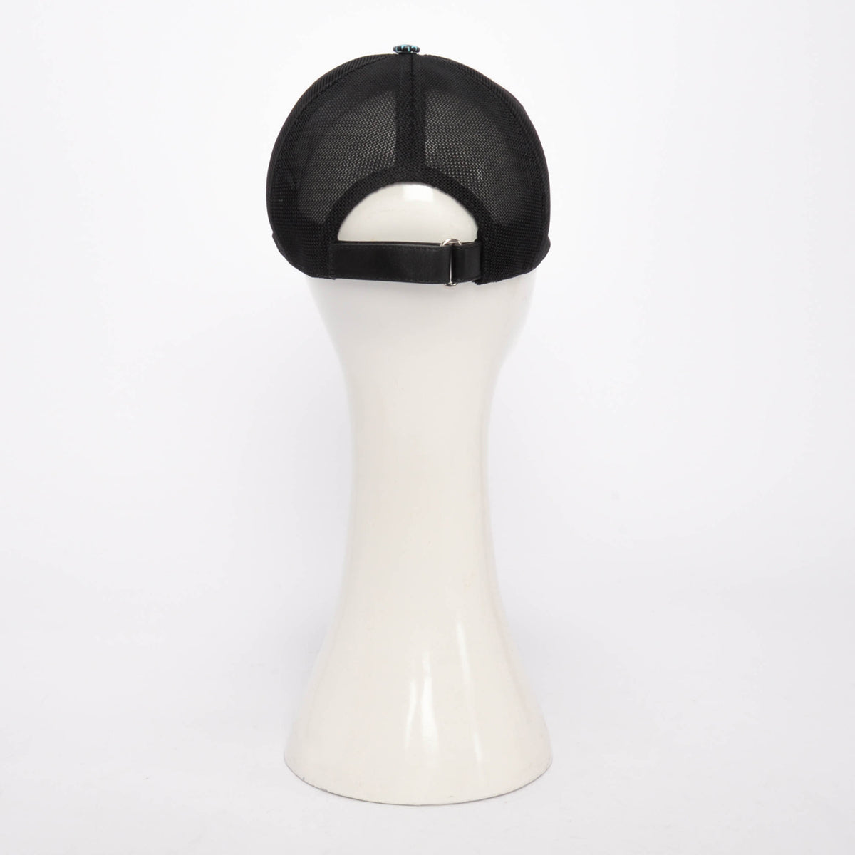 Gucci Black Coated Canvas Psychedelic GG Baseball Cap