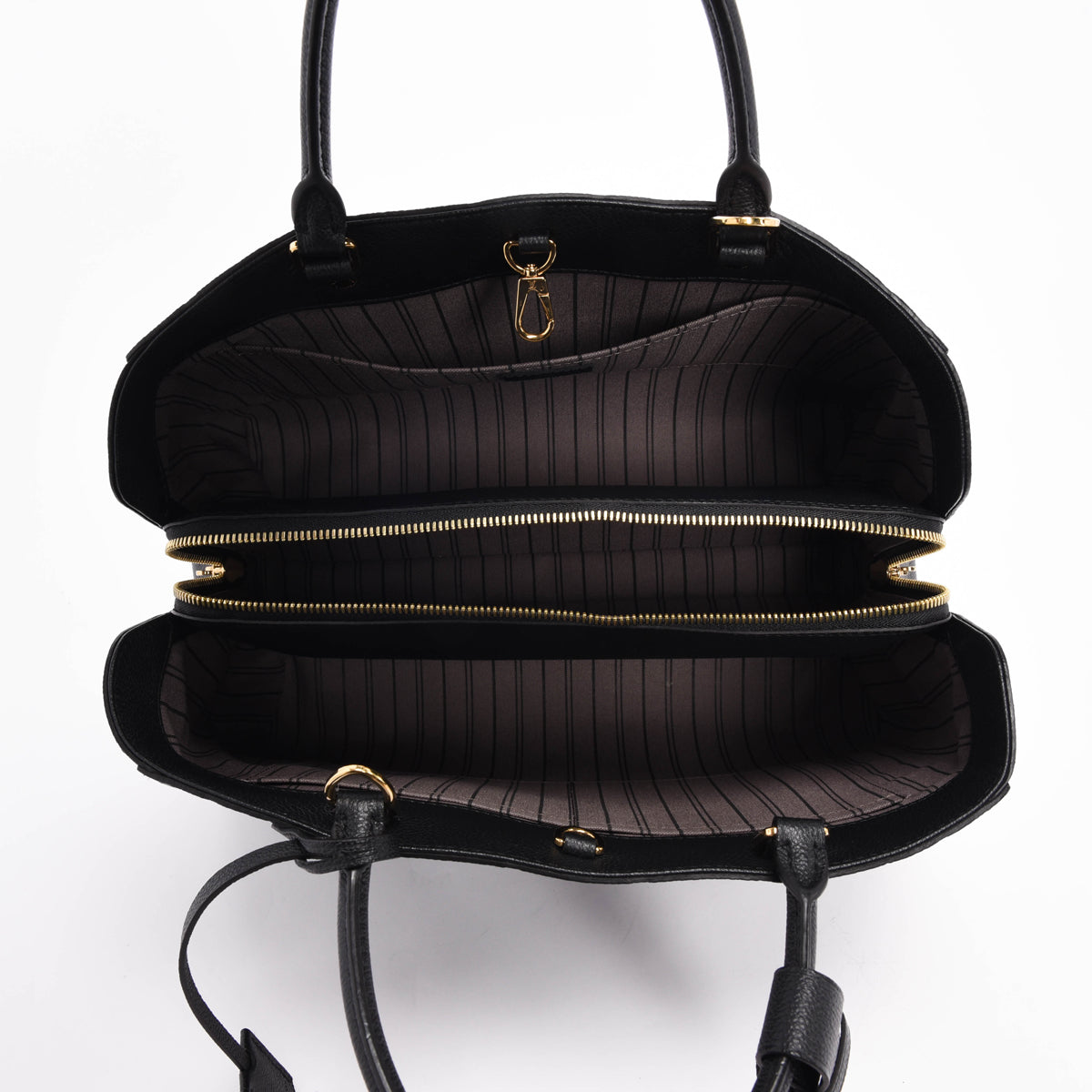 Louis Vuitton Black Monogram Empreinte Montaigne GM