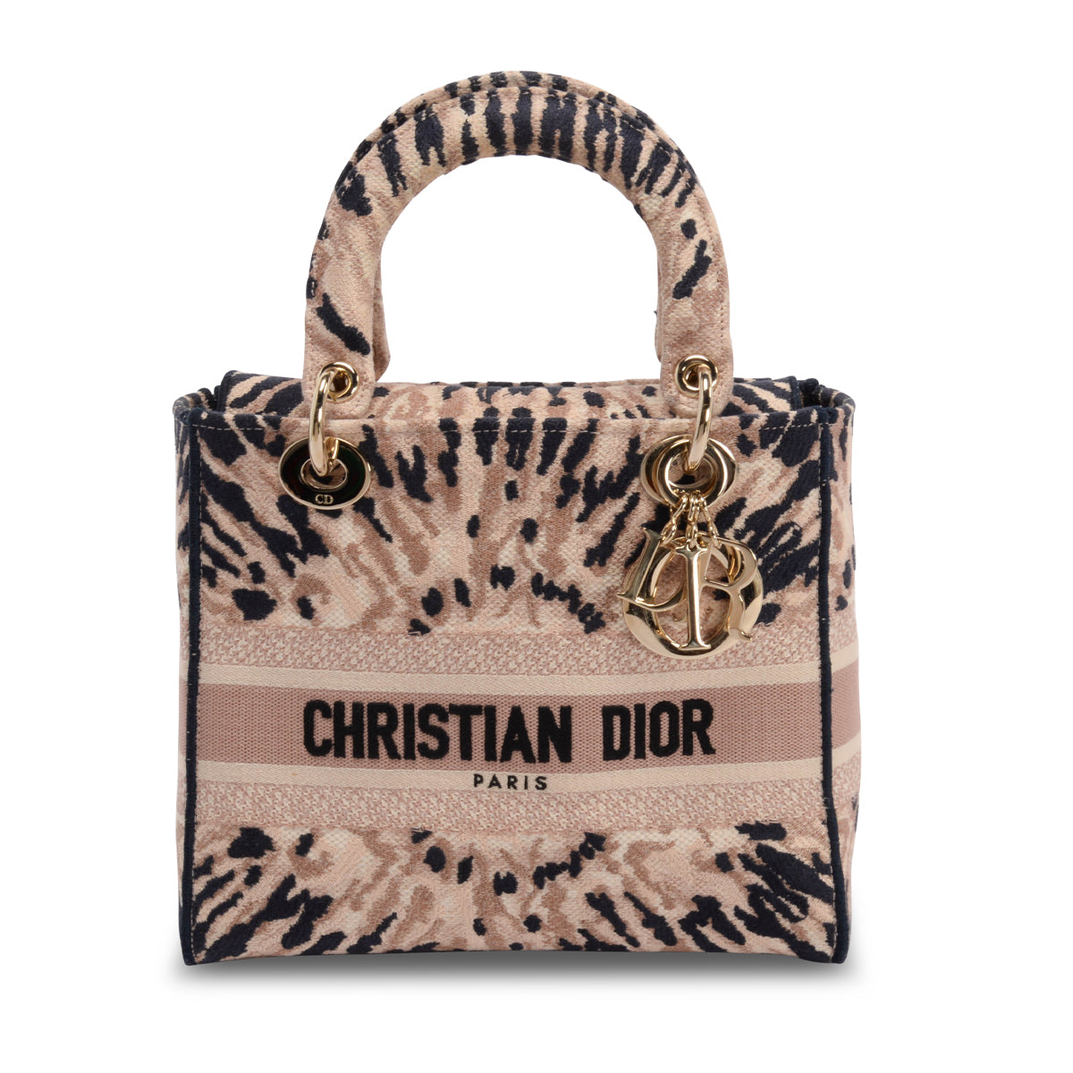 Dior Pink Tie Dye Canvas Medium Lady D-Lite Bag