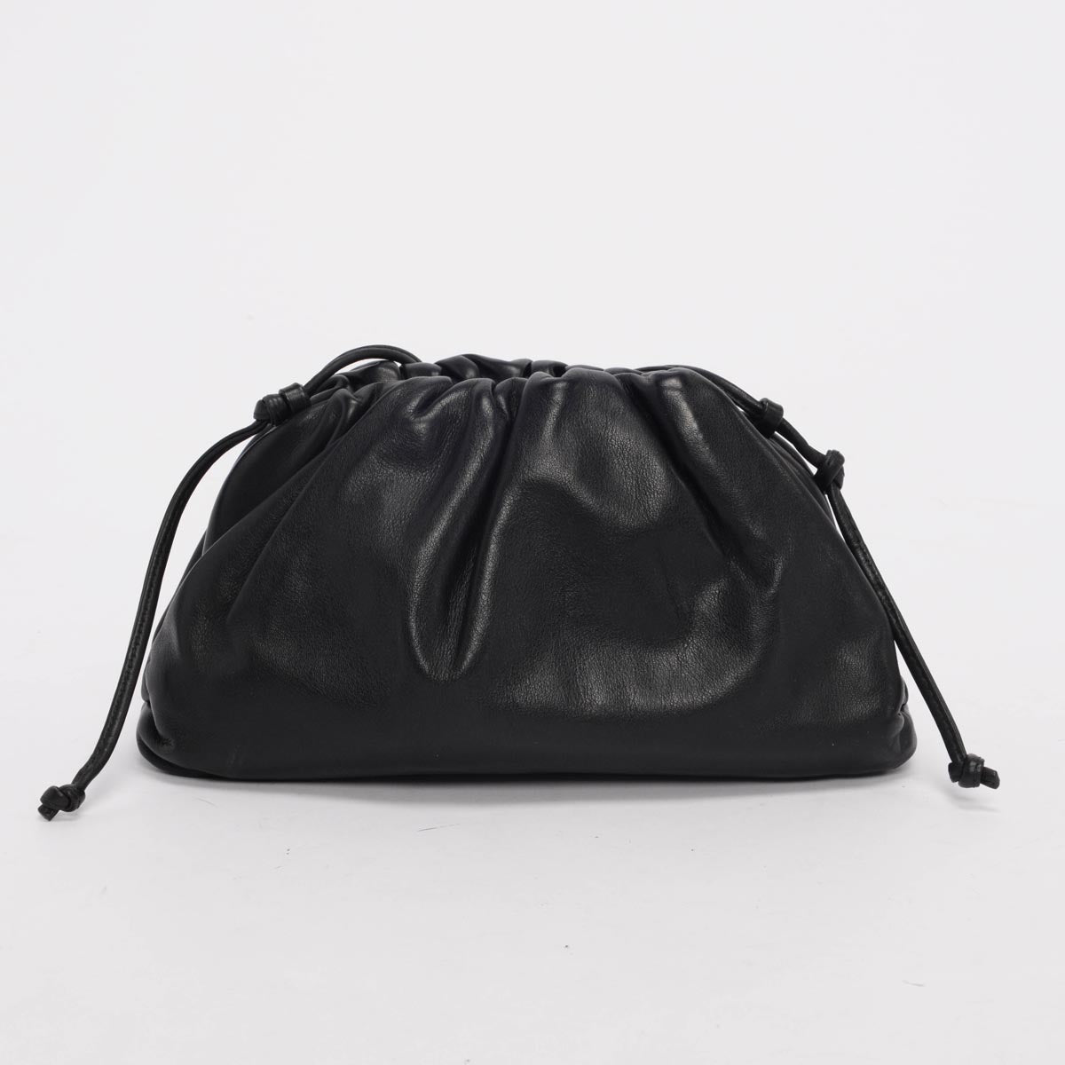 Bottega Veneta Black Calfskin Mini Pouch