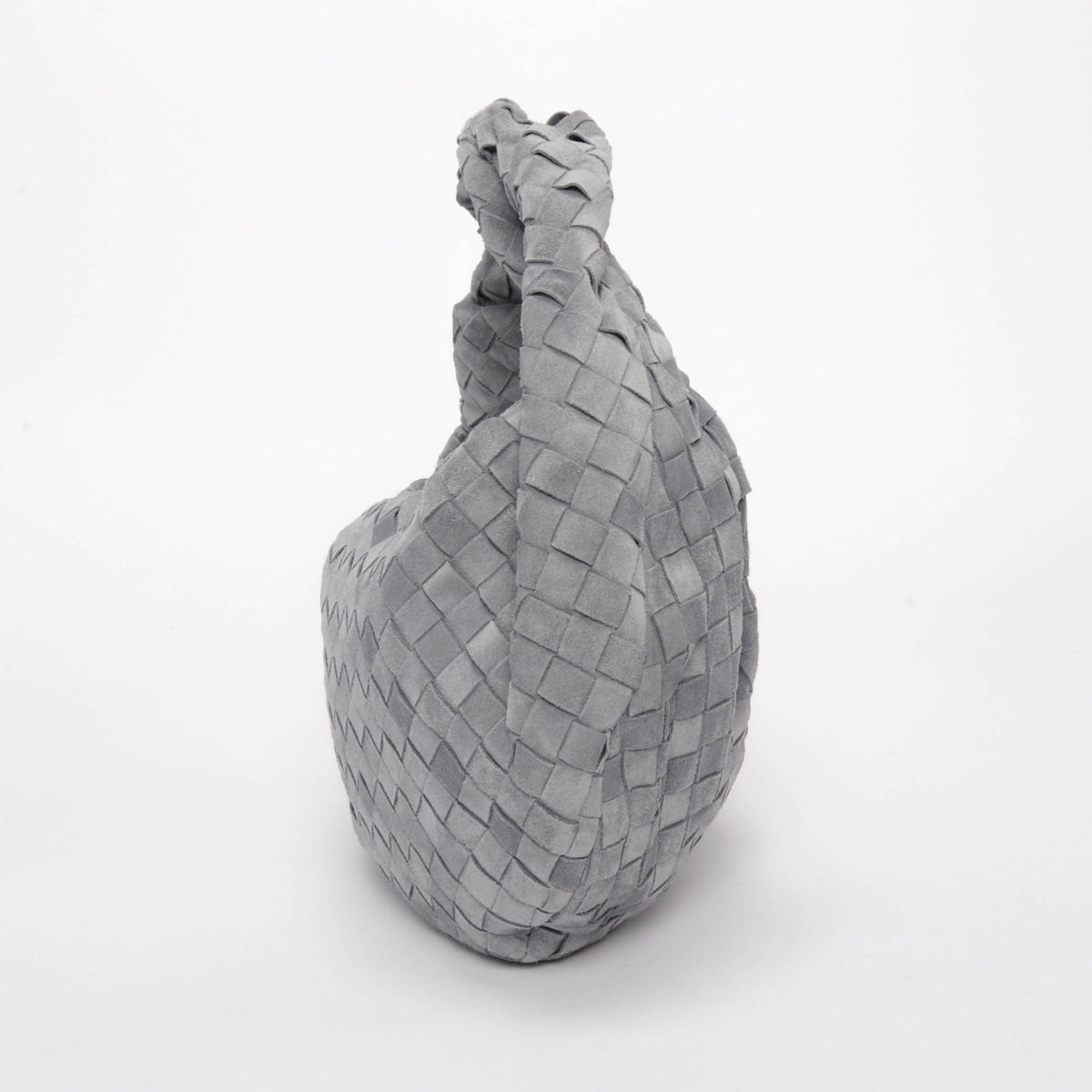 Bottega Veneta Cloudy Indigo Suede Intrecciato Small Jodie