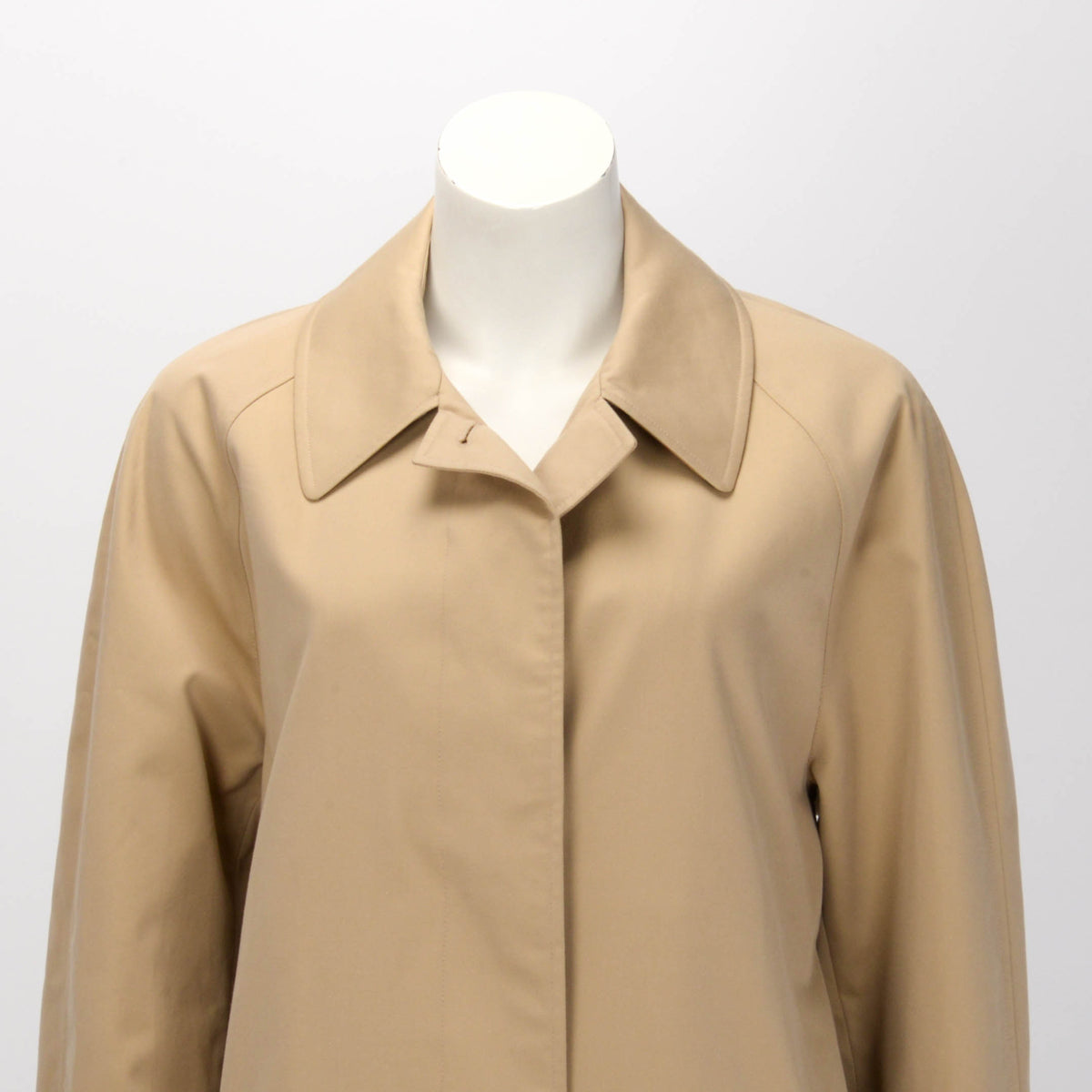 Burberry Honey Beige Cotton Twill The Camden Coat UK 10