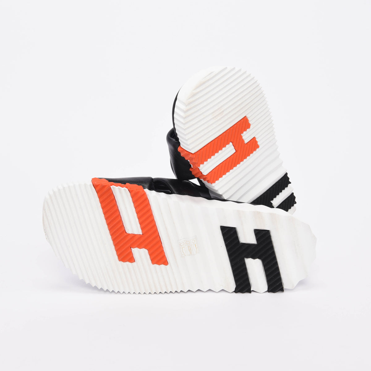 Hermes Black Nappa Infra Sandals 40