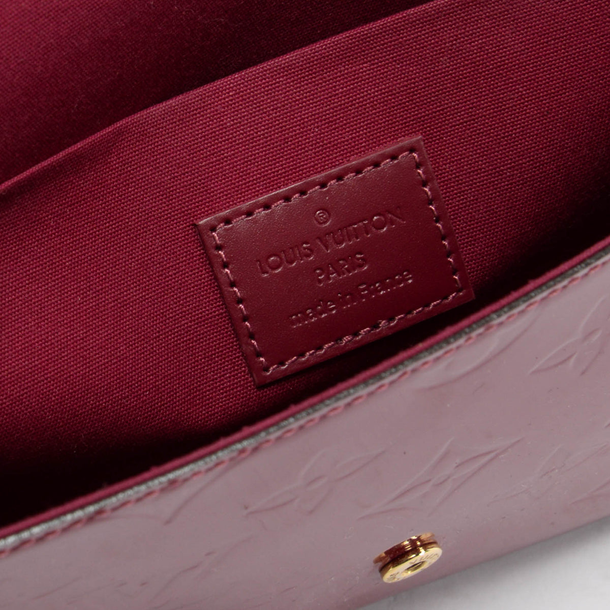 Louis Vuitton Magenta Monogram Vernis Felicie Pochette