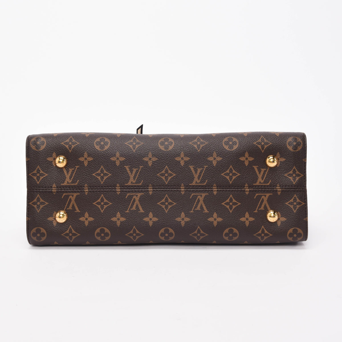 Louis Vuitton Khaki & Burgundy Monogram Canvas Tuileries Bag