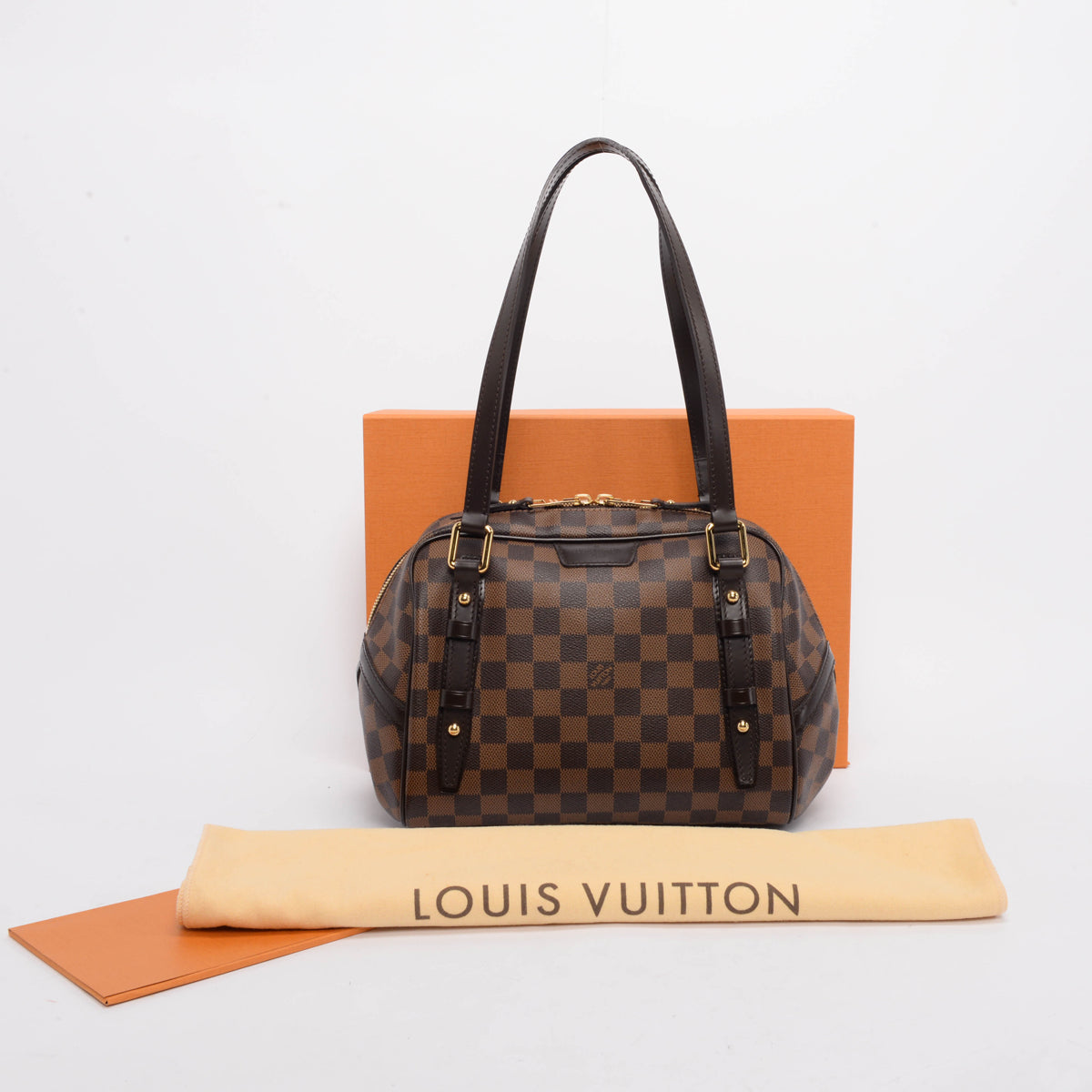 Louis Vuitton Damier Ebene Rivington PM Bag