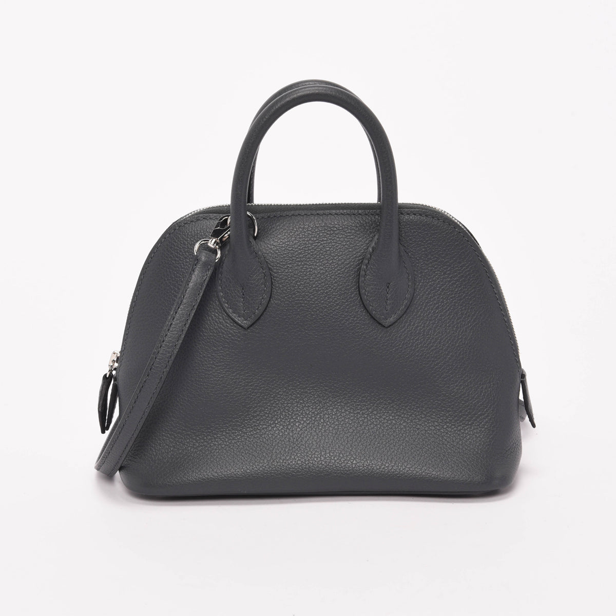 Hermes Gris Misty Evercolor Bolide 1923 Mini Bag