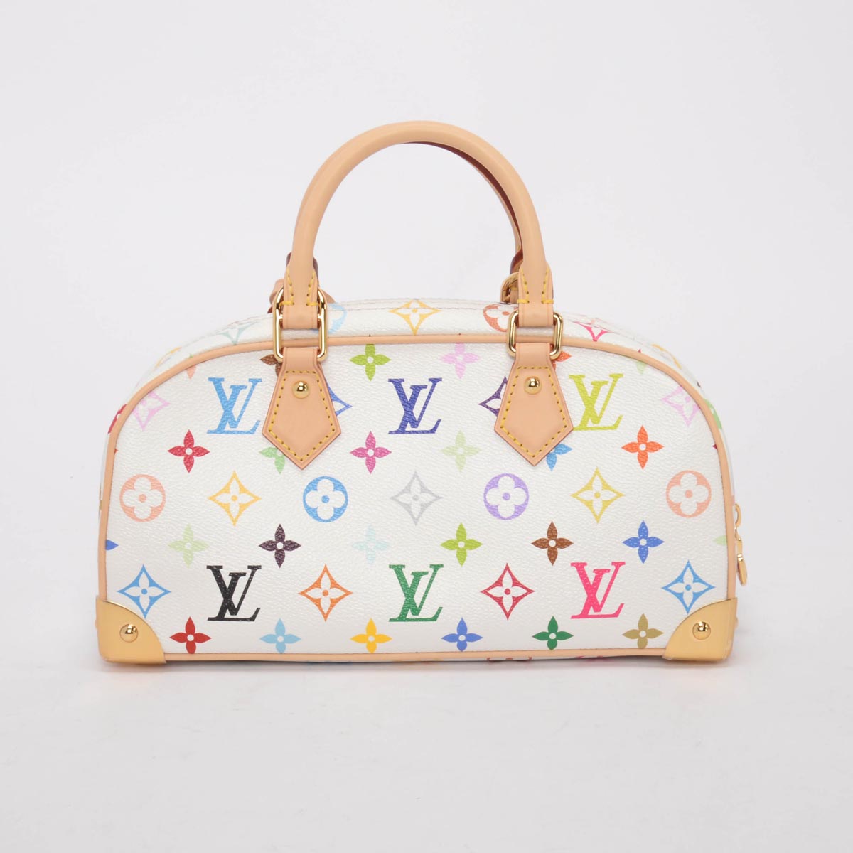 Louis Vuitton x TM White Multicolore Monogram East West Bag