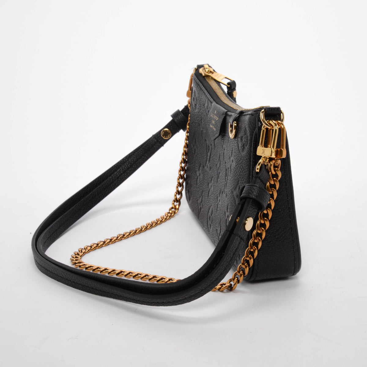 Louis Vuitton Black Monogram Empreinte Easy Pouch on Strap
