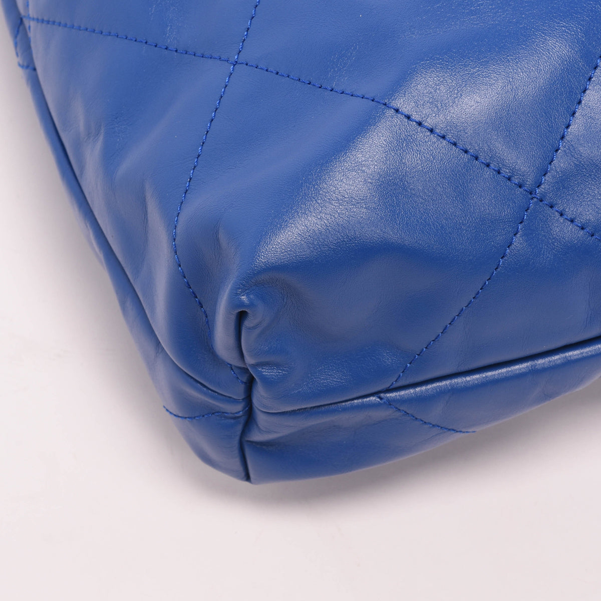 Chanel Royal Blue Shiny Calfskin Small 22 Bag