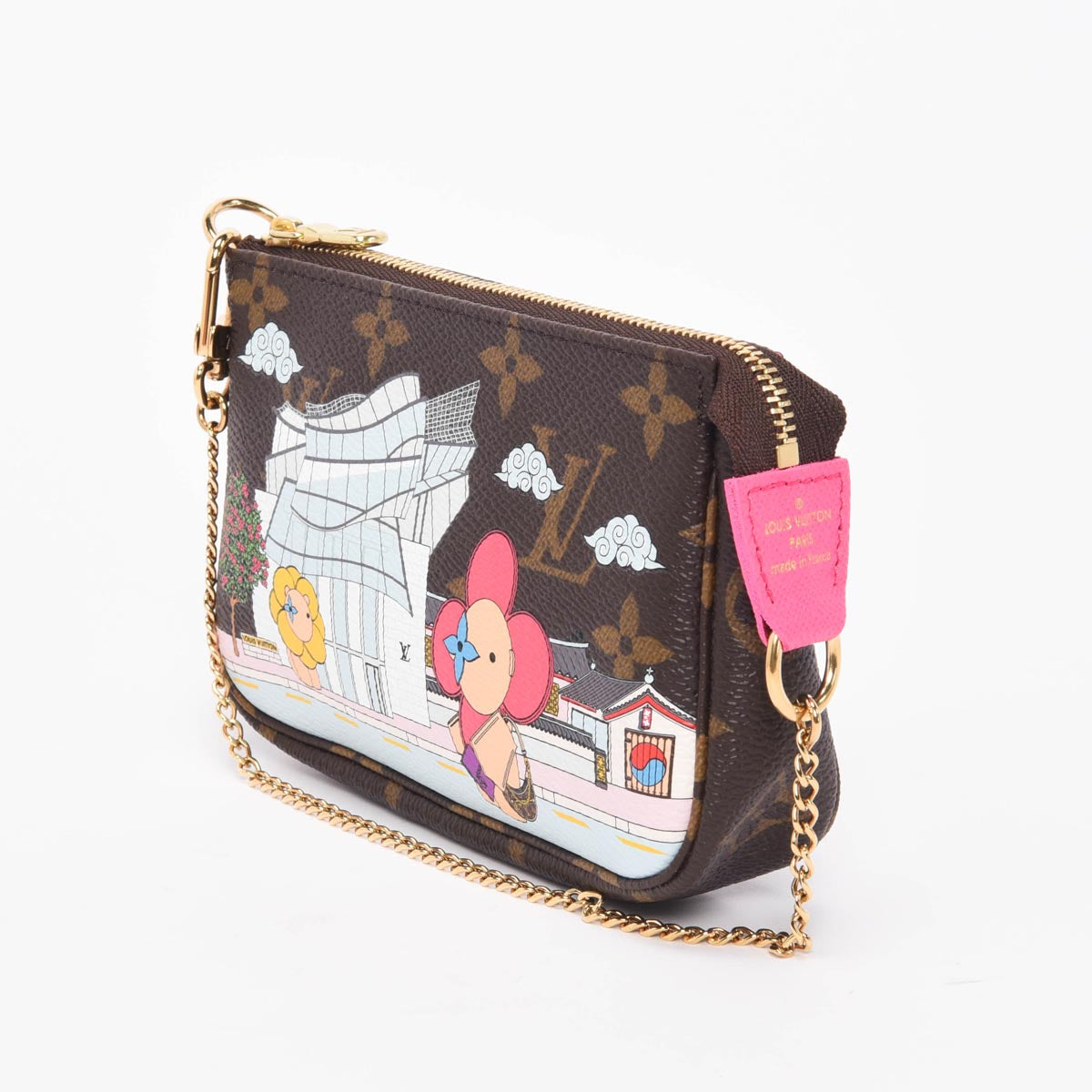 Louis Vuitton Monogram Christmas Animation Seoul Mini Pochette Accessories