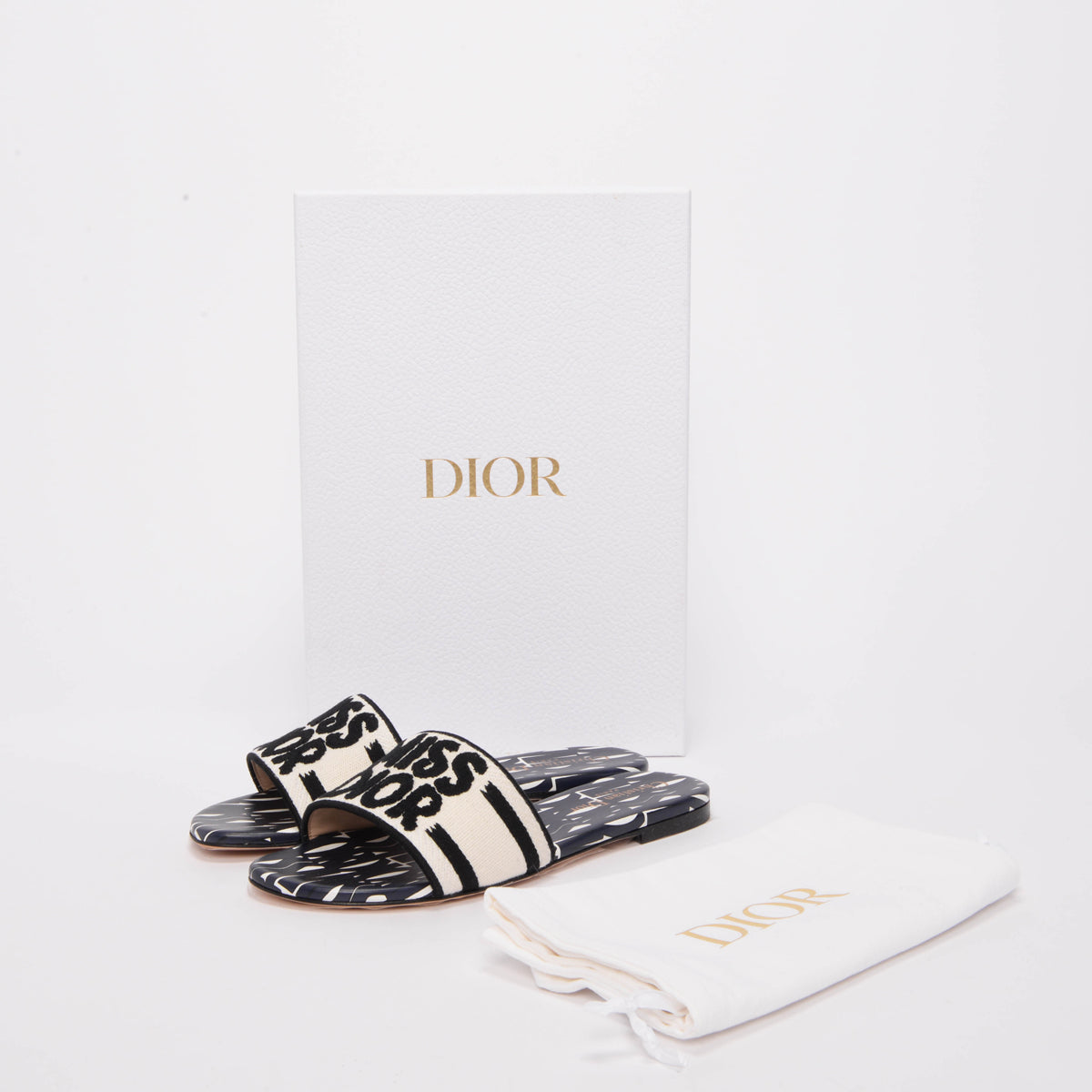 Dior Deep Blue Miss Dior DWay Slides 37