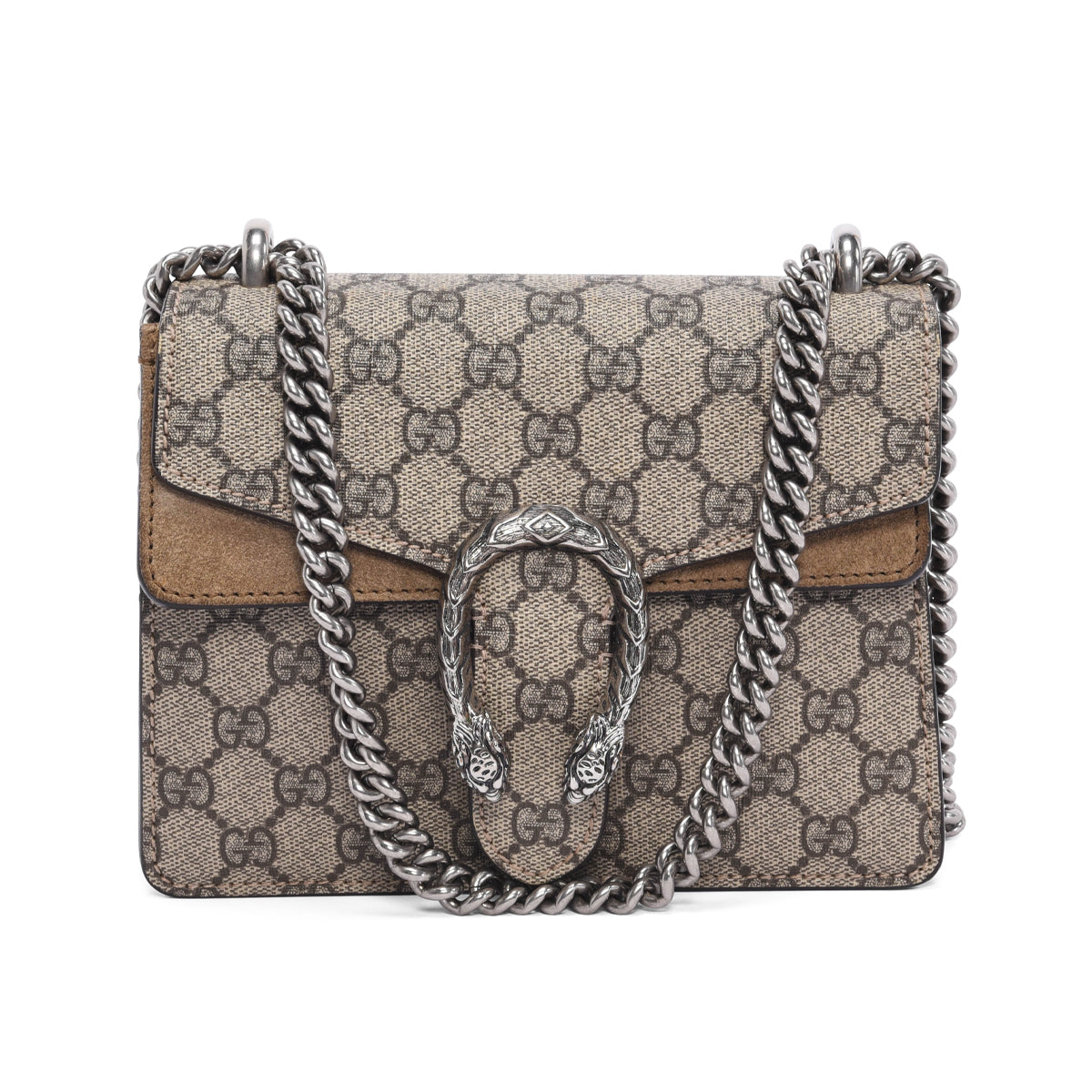Gucci Beige GG Supreme Mini Dionysus Bag