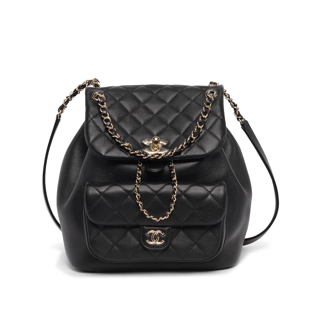 Chanel Black Quilted Calfskin Large Duma Backpack - Main Image