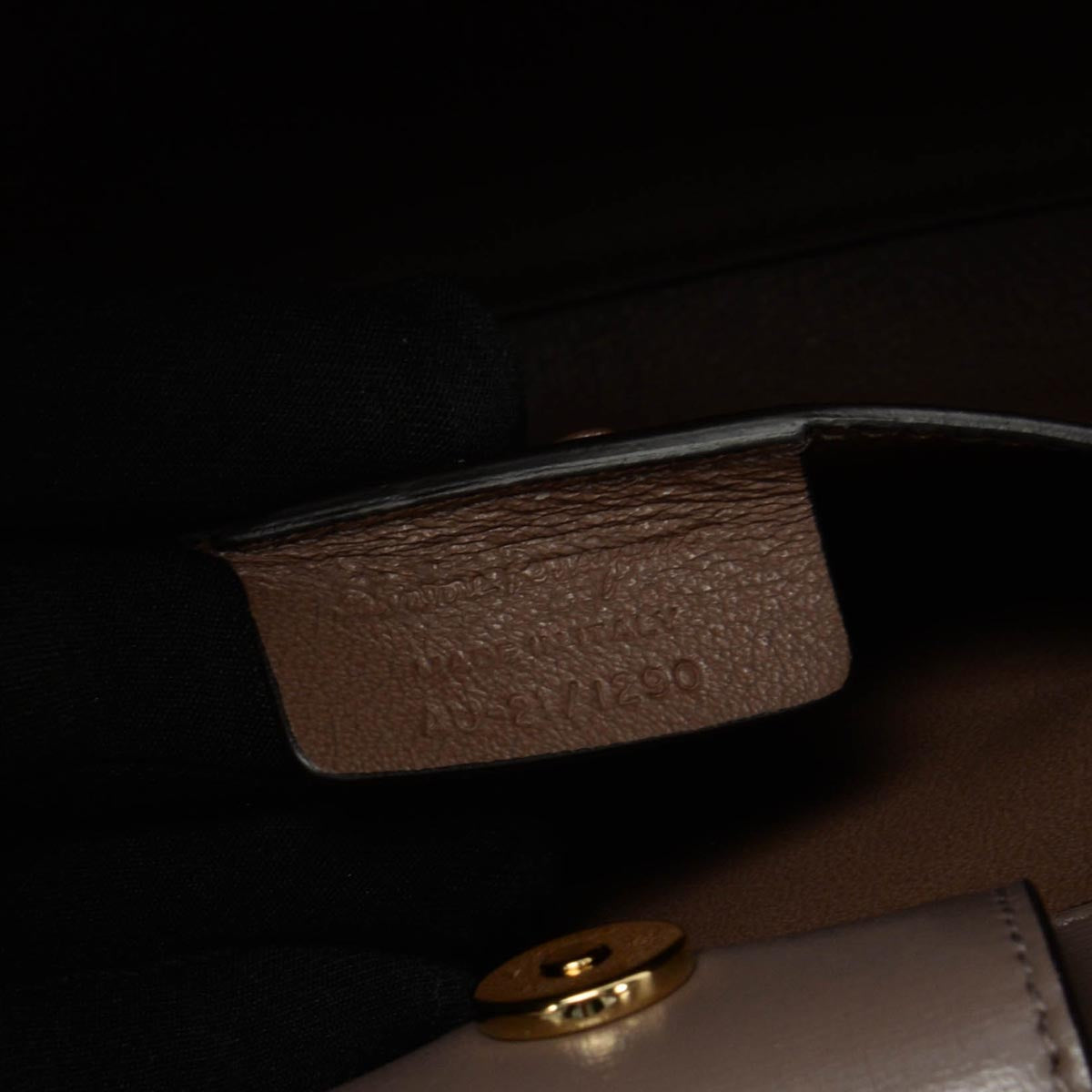 Ferragamo Taupe Calfskin Vara Bow Tote