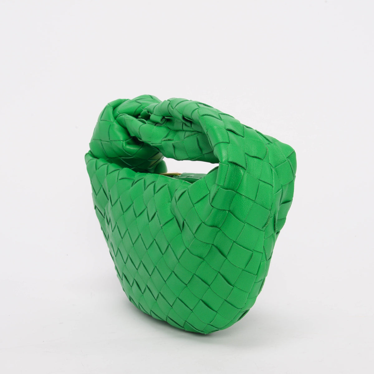Bottega Veneta Parakeet Green Intrecciato Mini Jodie