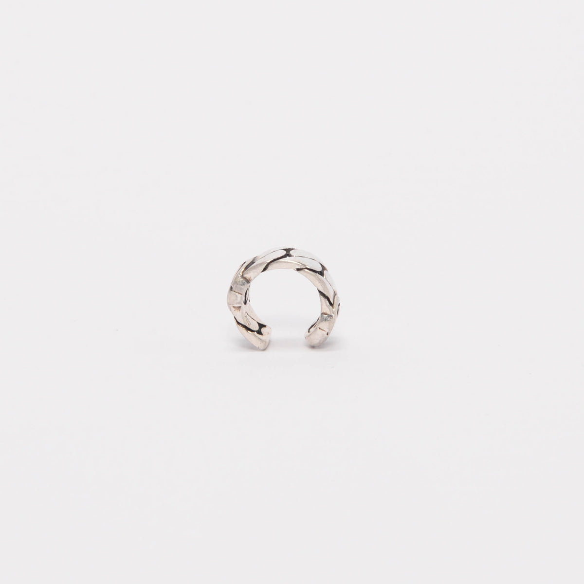 Gucci Silver Sterling Silver GG Interlocking Ear Cuff