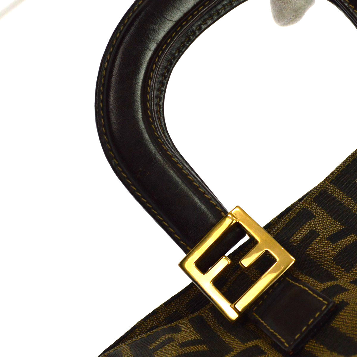 Fendi Vintage Zucca Canvas Shopper Tote