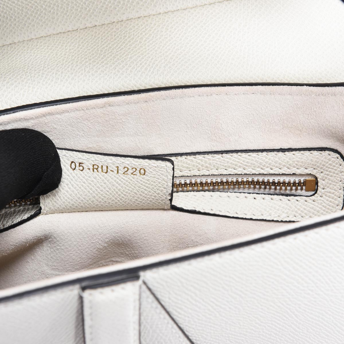Dior Latte Grained Calfskin Saddle Bag