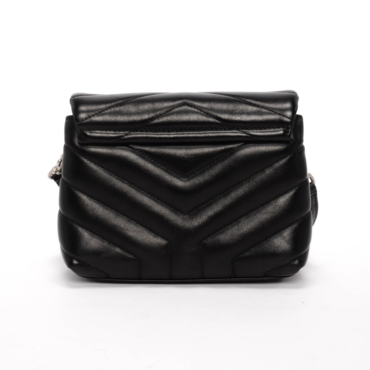 Saint Laurent Black Quilted Calfskin Toy Loulou Bag