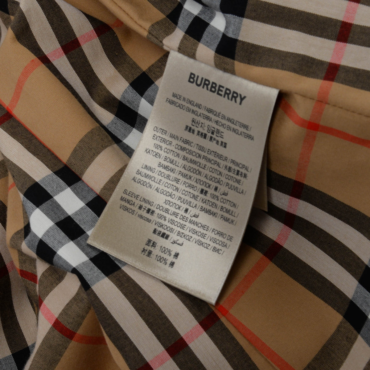Burberry Honey Beige Cotton Chelsea Long Trench Coat UK 12