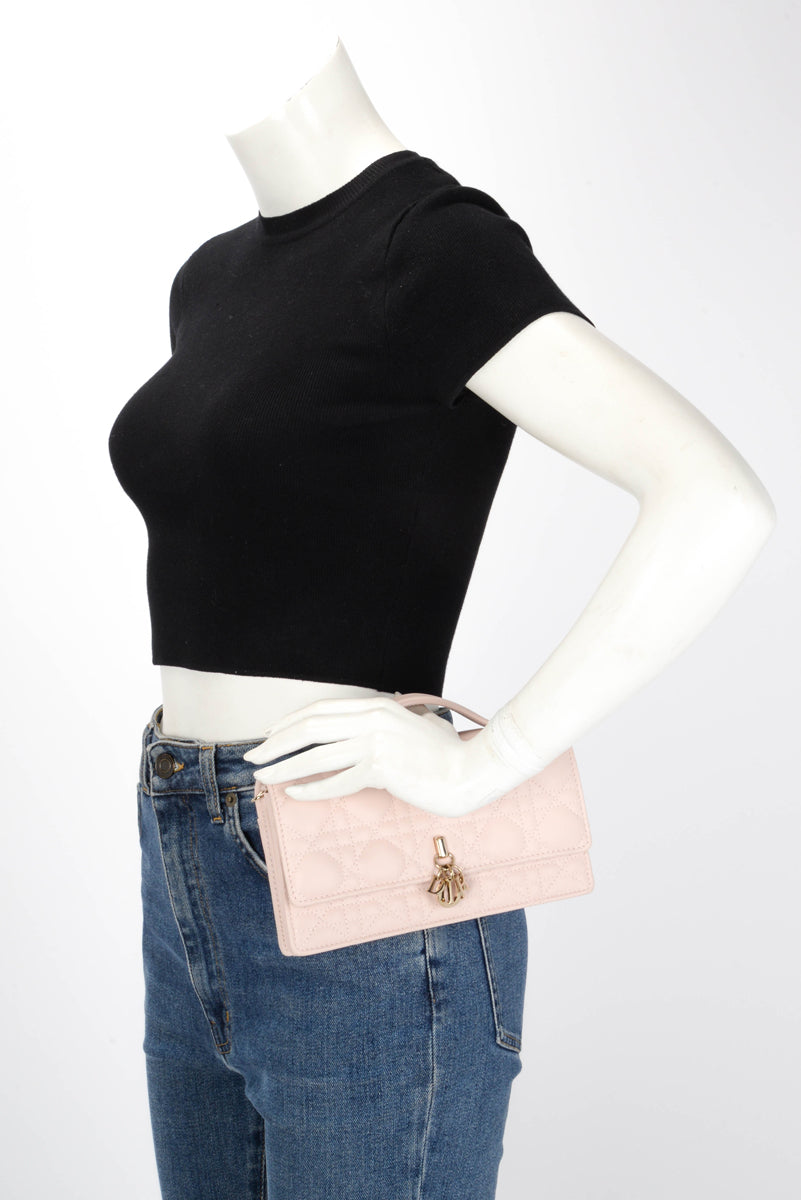 Dior Pale Pink Cannage My Dior Mini Bag