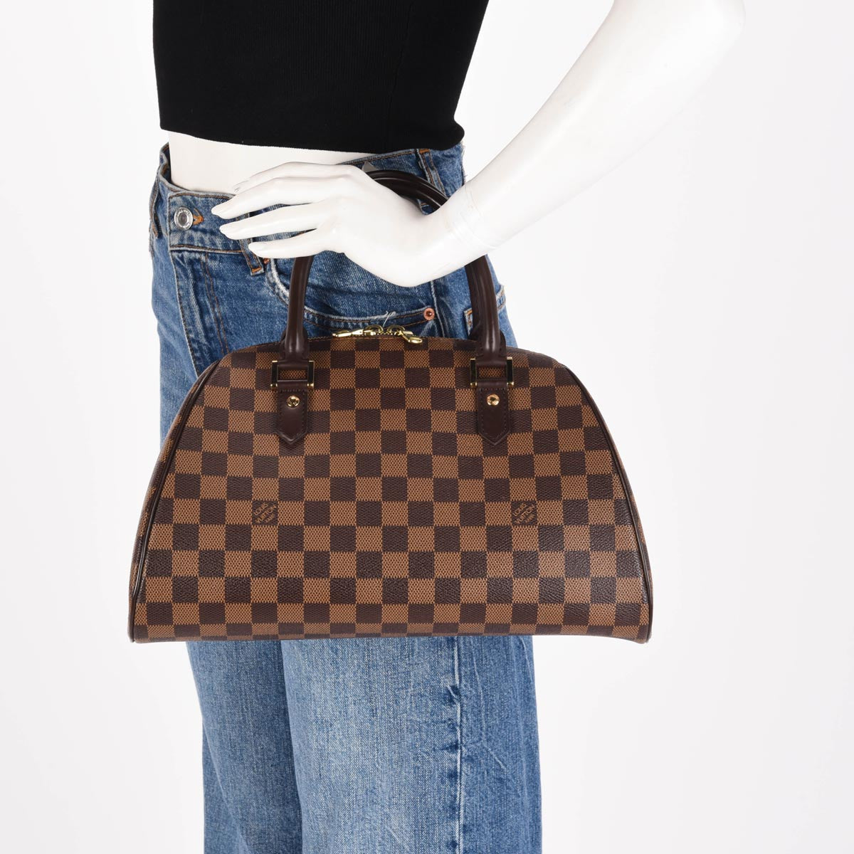 Louis Vuitton Damier Ebene Ribera MM Bag