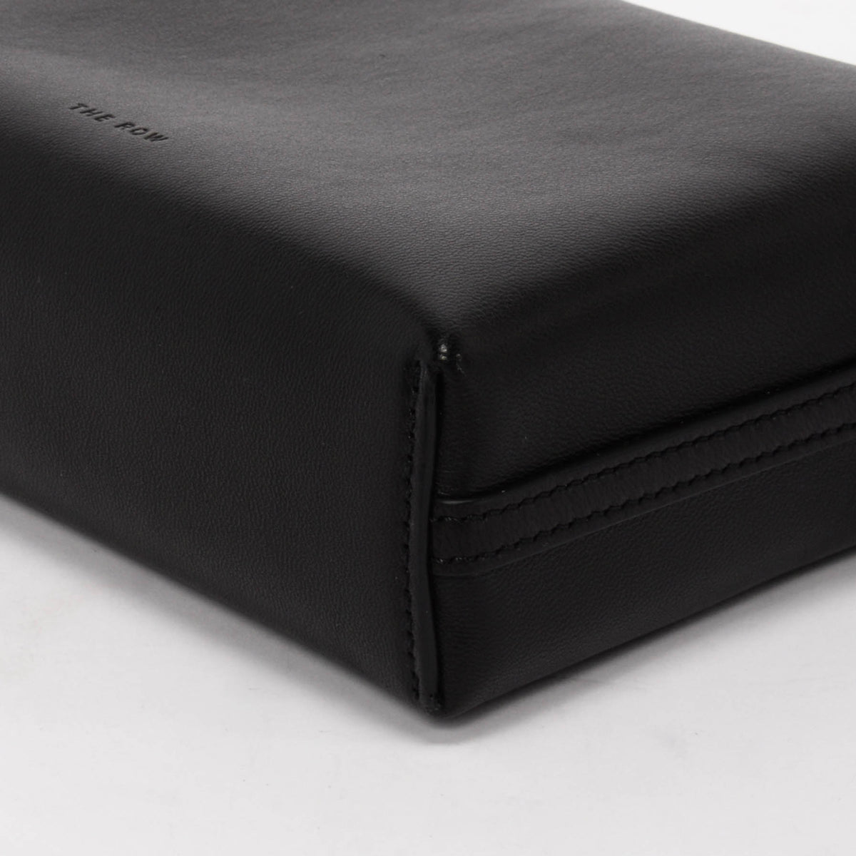 The Row Black Lambskin Regent Cross Body Bag