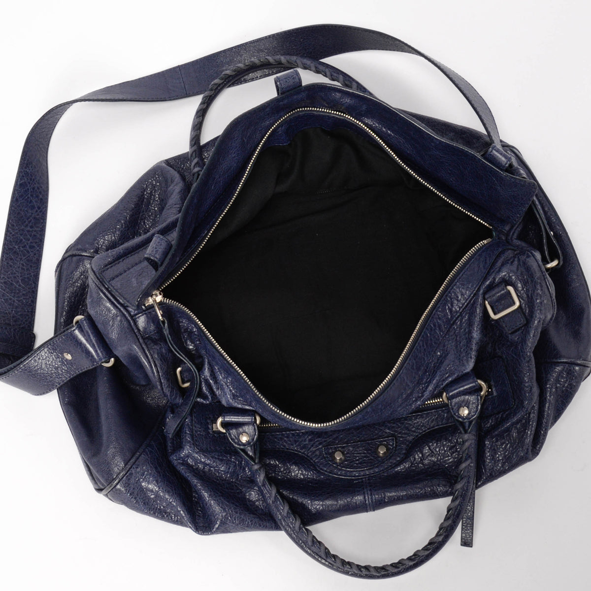 Balenciaga Indigo Arena Lambskin City Duffle Bag