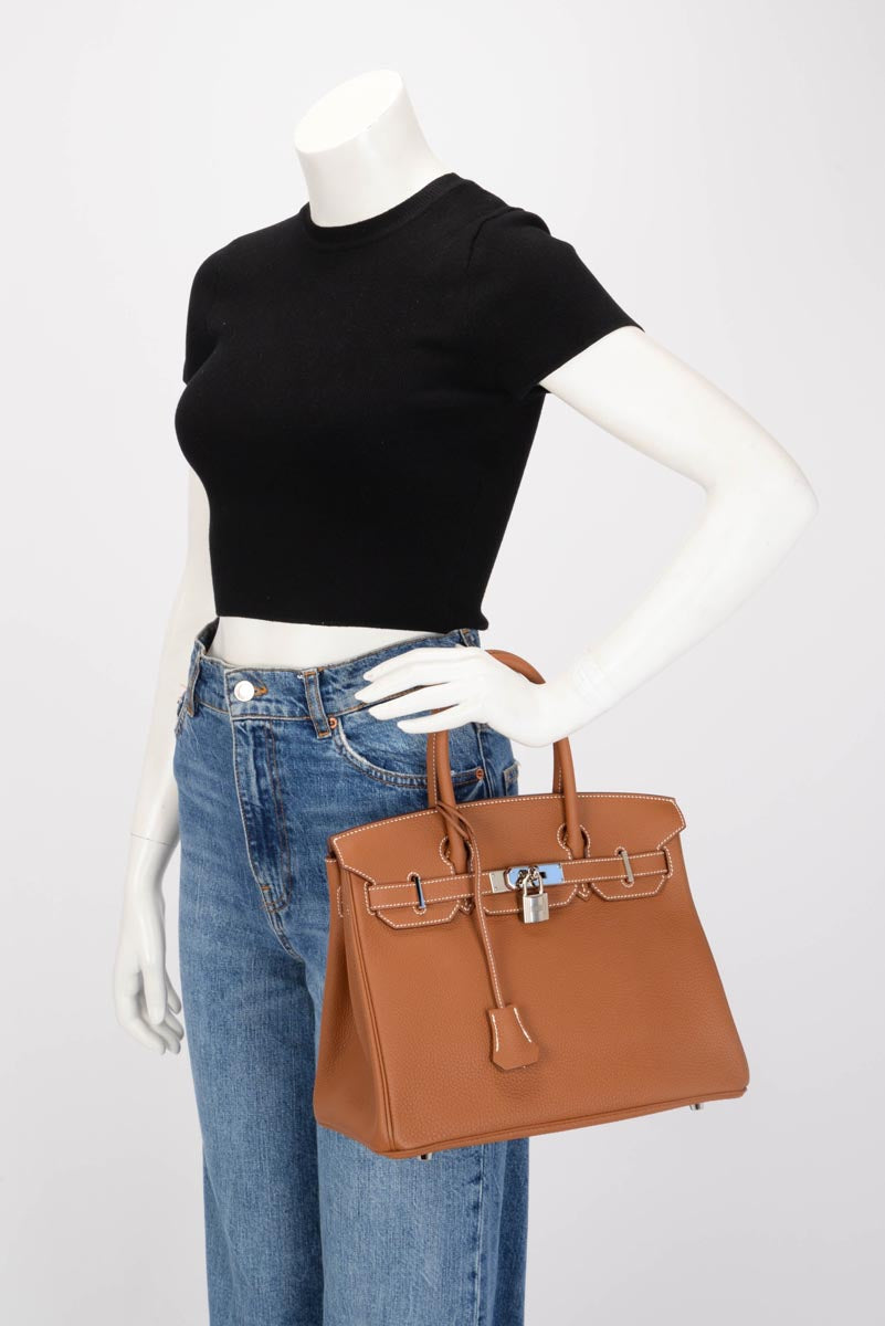 Hermes Gold Togo Birkin 30 PHW