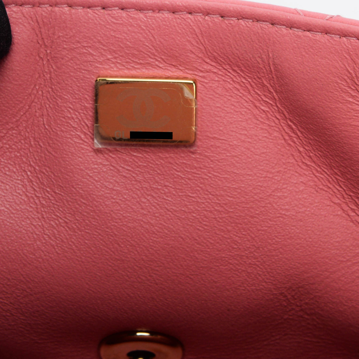 Chanel Pink Quilted Lambskin Mini Square Classic Flap Bag