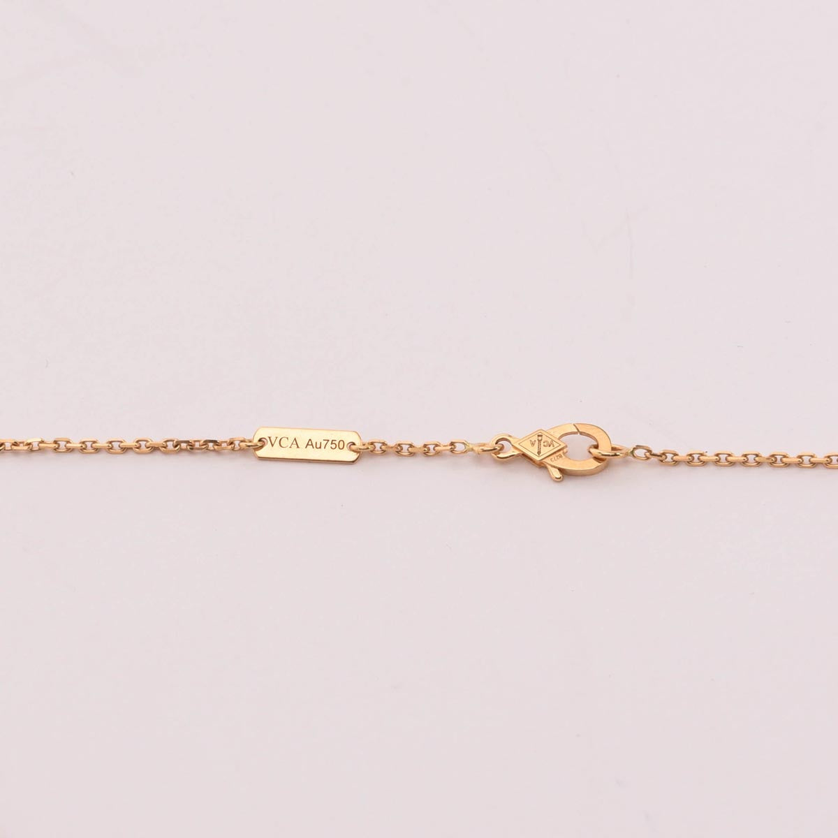 Van Cleef & Arpels 18k Yellow Gold Vintage Alhambra Necklace