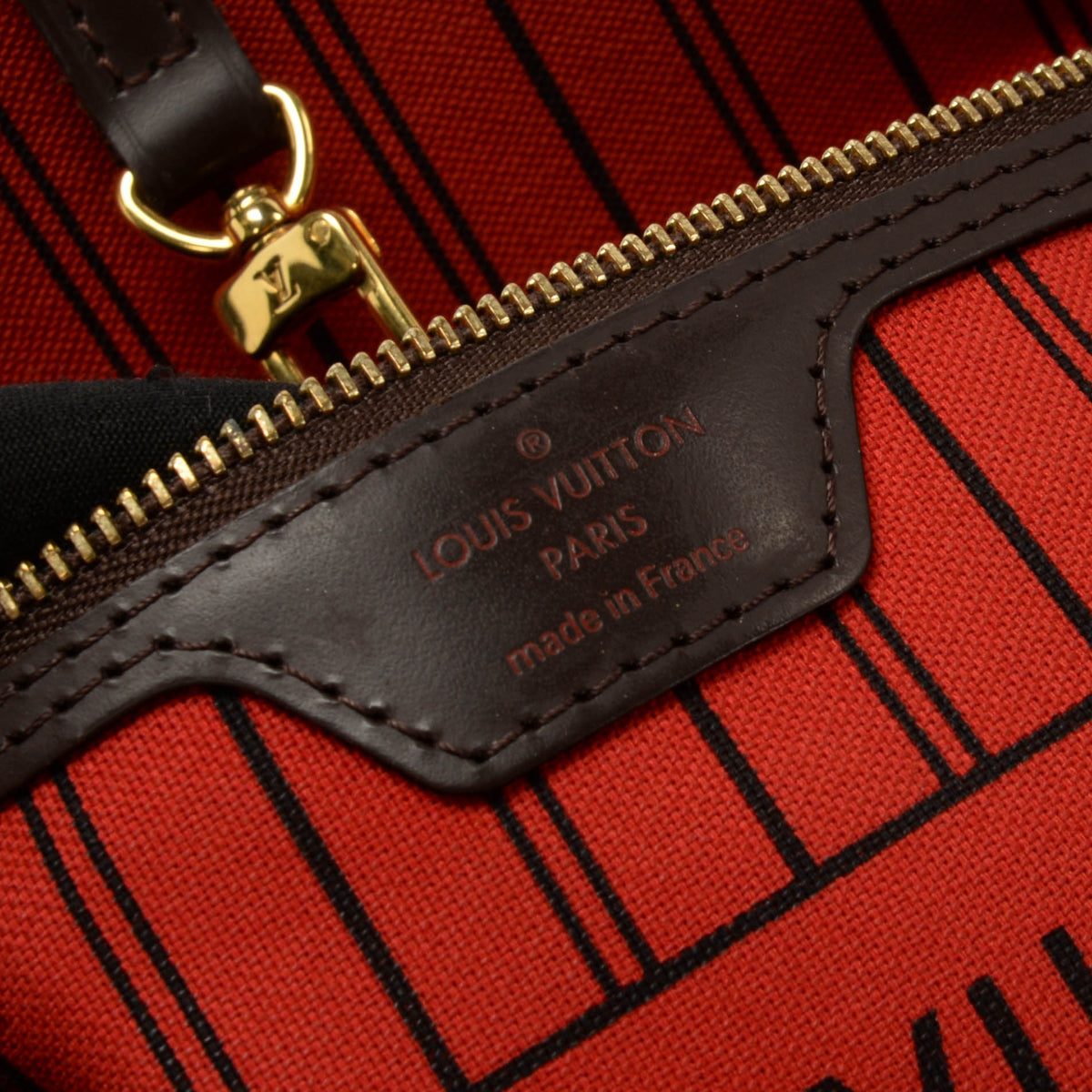 Louis Vuitton Damier Ebene Neverfull GM Tote