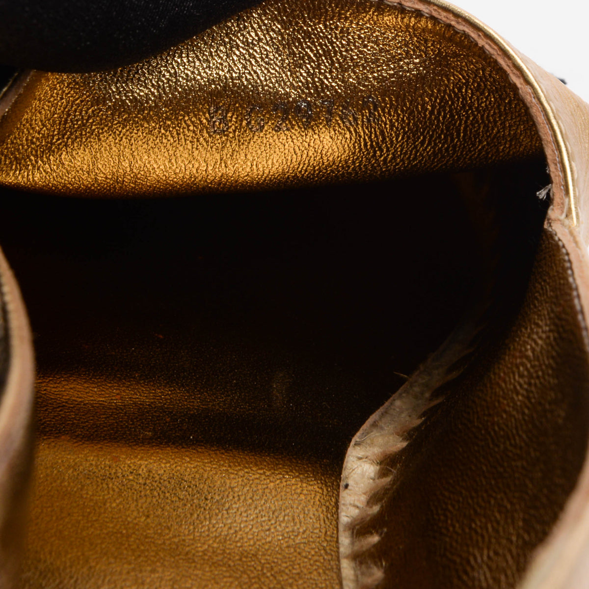Chanel Gold & Black Lambskin CC Espadrilles 38