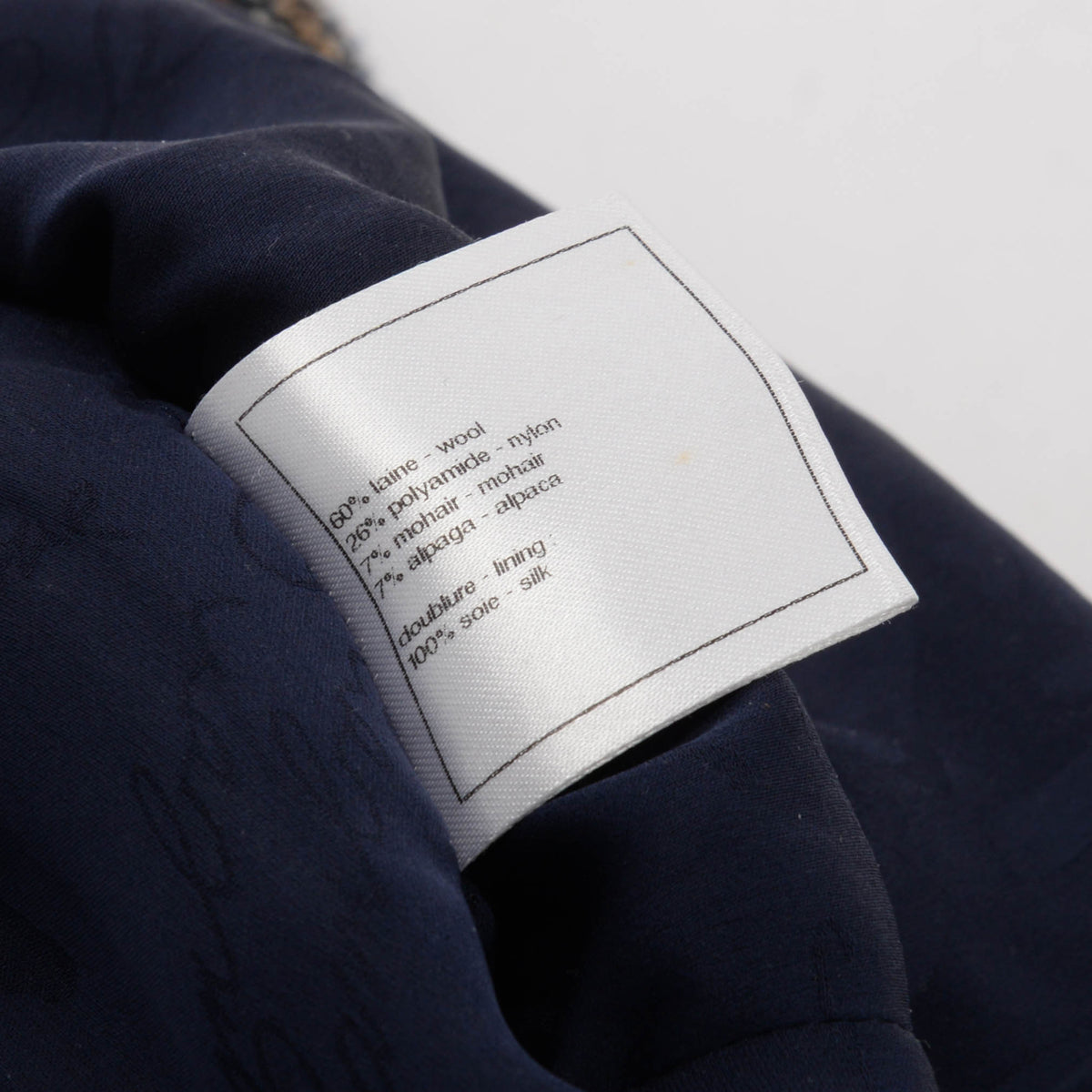 Chanel Multi Colour Fantasy Tweed High Collar Jacket FR 36