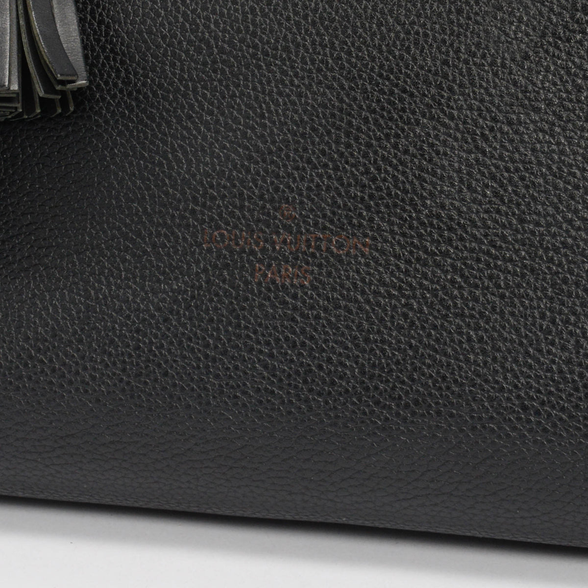 Louis Vuitton Black Mahina Calfskin Haumea Bag