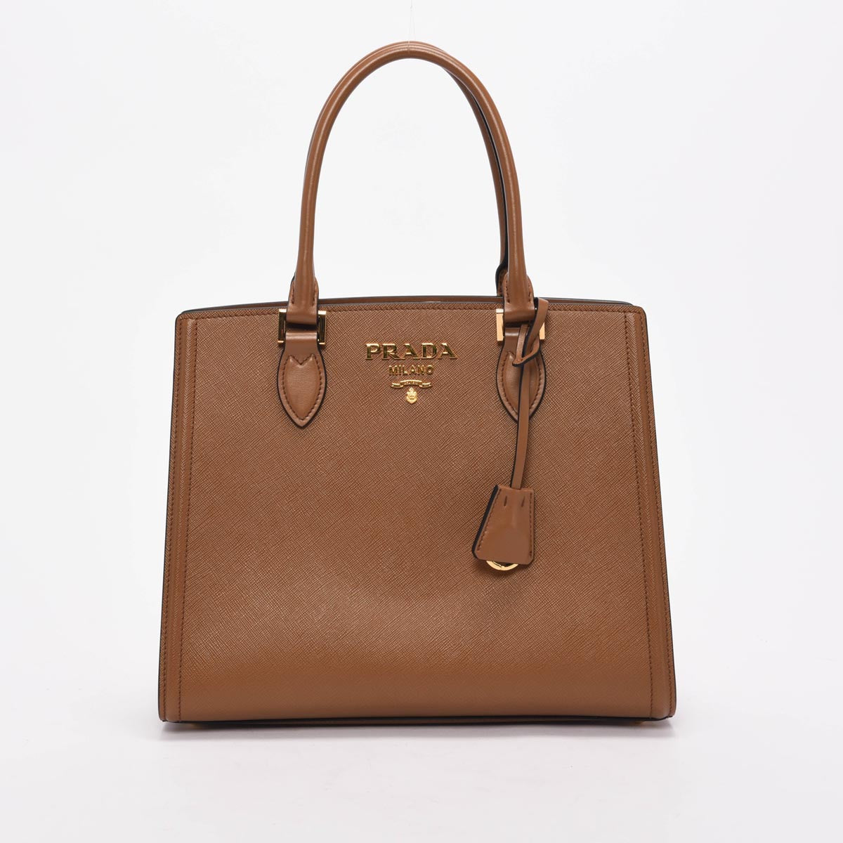 Prada Cannella Saffiano 2Way Tote