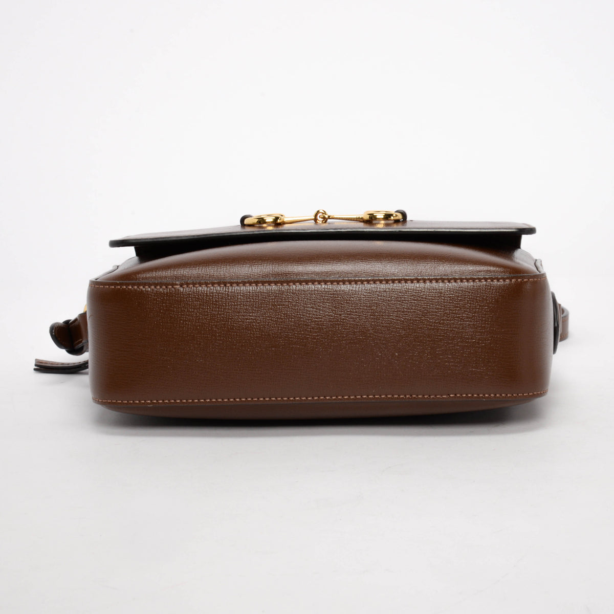 Gucci Brown Calfskin Small Horsebit 1955 Shoulder Bag