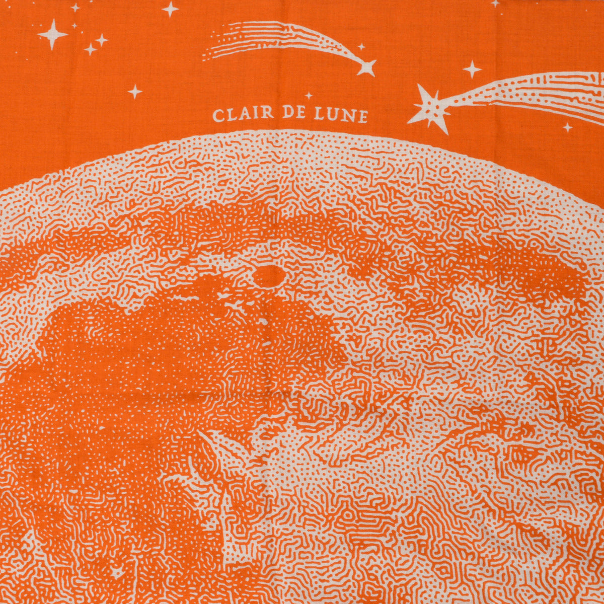 Hermes Orange Cashmere & Silk Clair de Lune Shawl 140