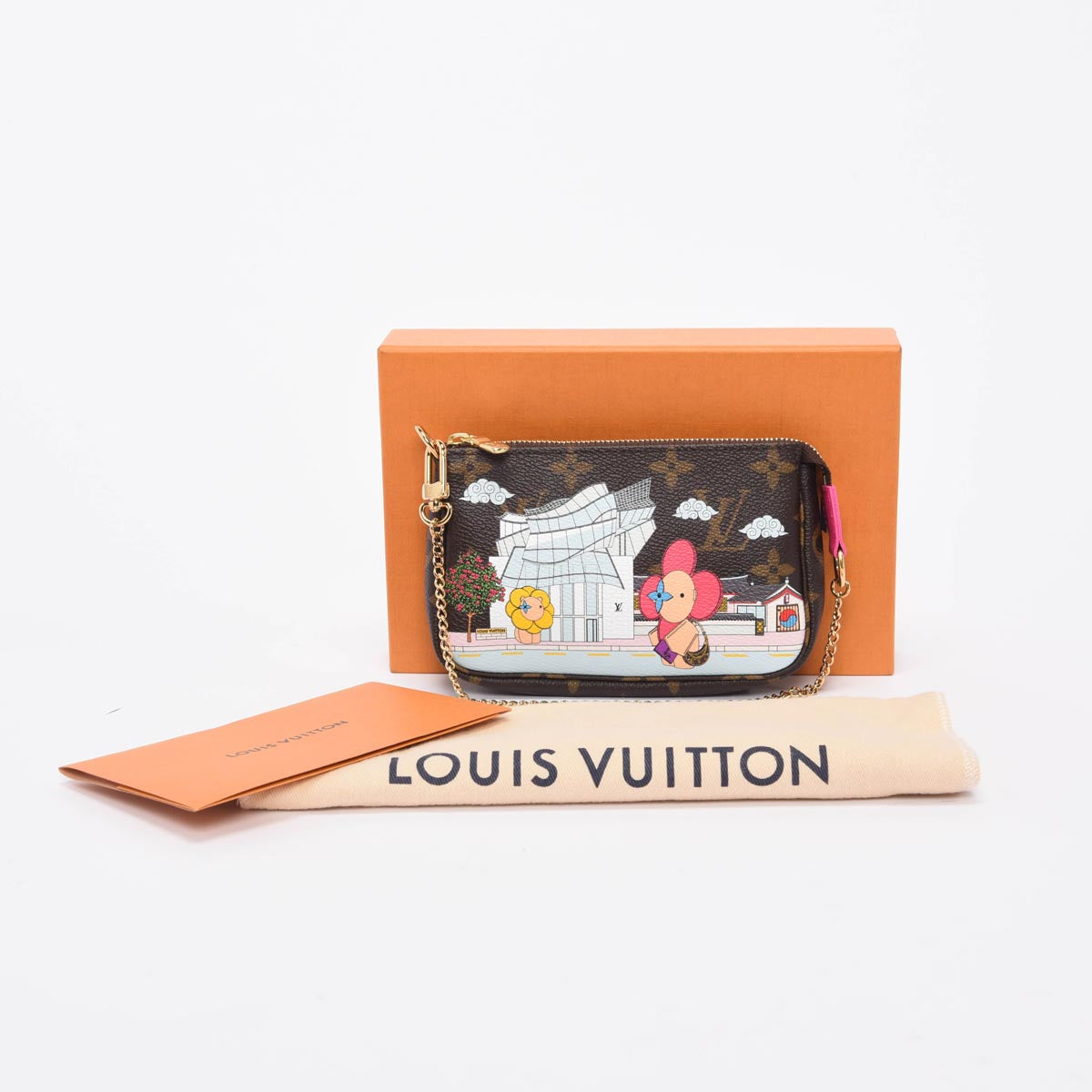 Louis Vuitton Monogram Christmas Animation Seoul Mini Pochette Accessories