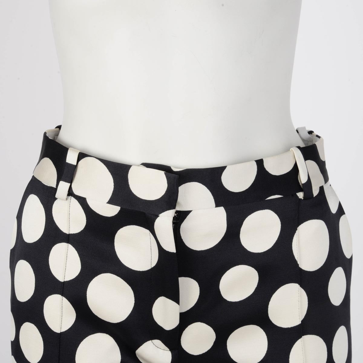 Celine Black & White Polka Dot Pants FR 38