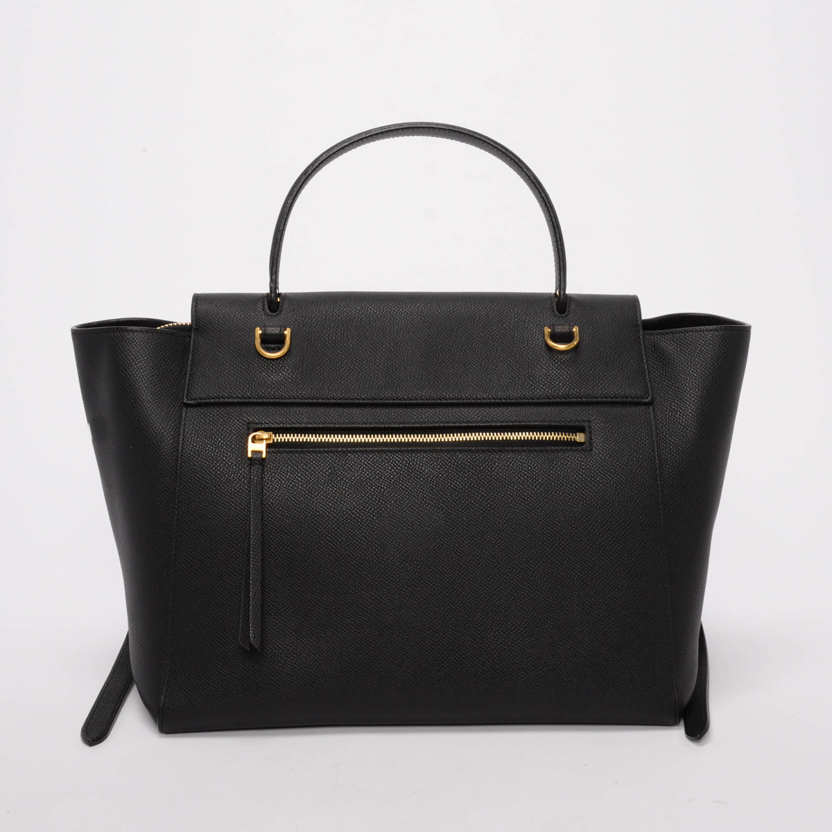 Celine Black Grained Calfskin Mini Belt Bag