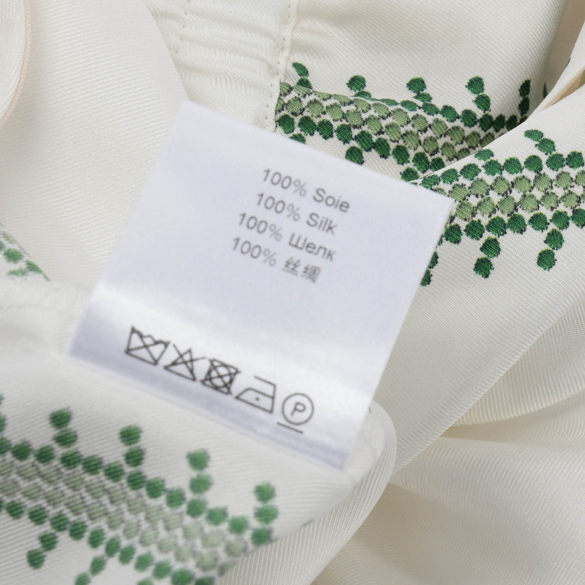 La DoubleJ White & Multicolour Silk Grenadilla Print Palazzo Pants S