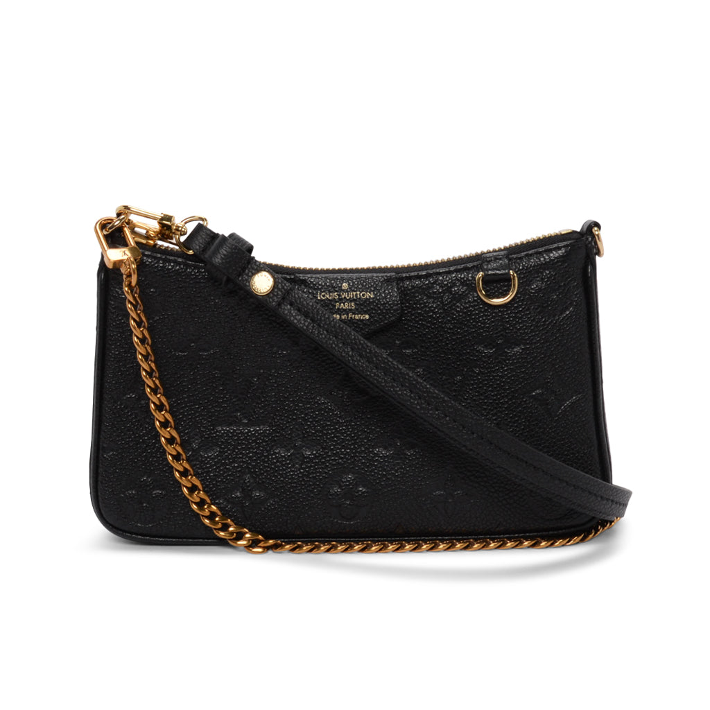 Louis Vuitton Black Monogram Empreinte Easy Pouch on Strap