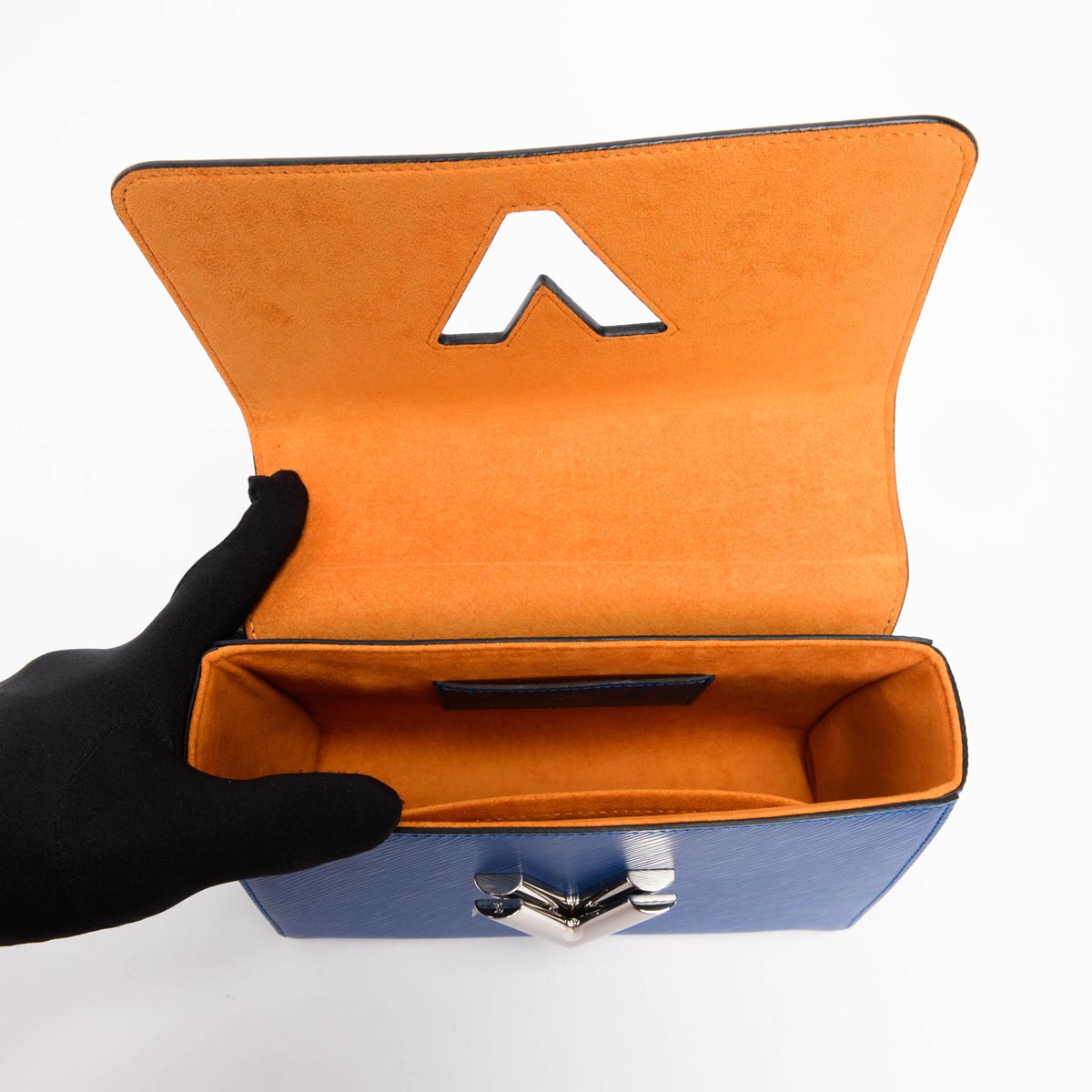 Louis Vuitton Blue Epi Braided Handle Twist MM