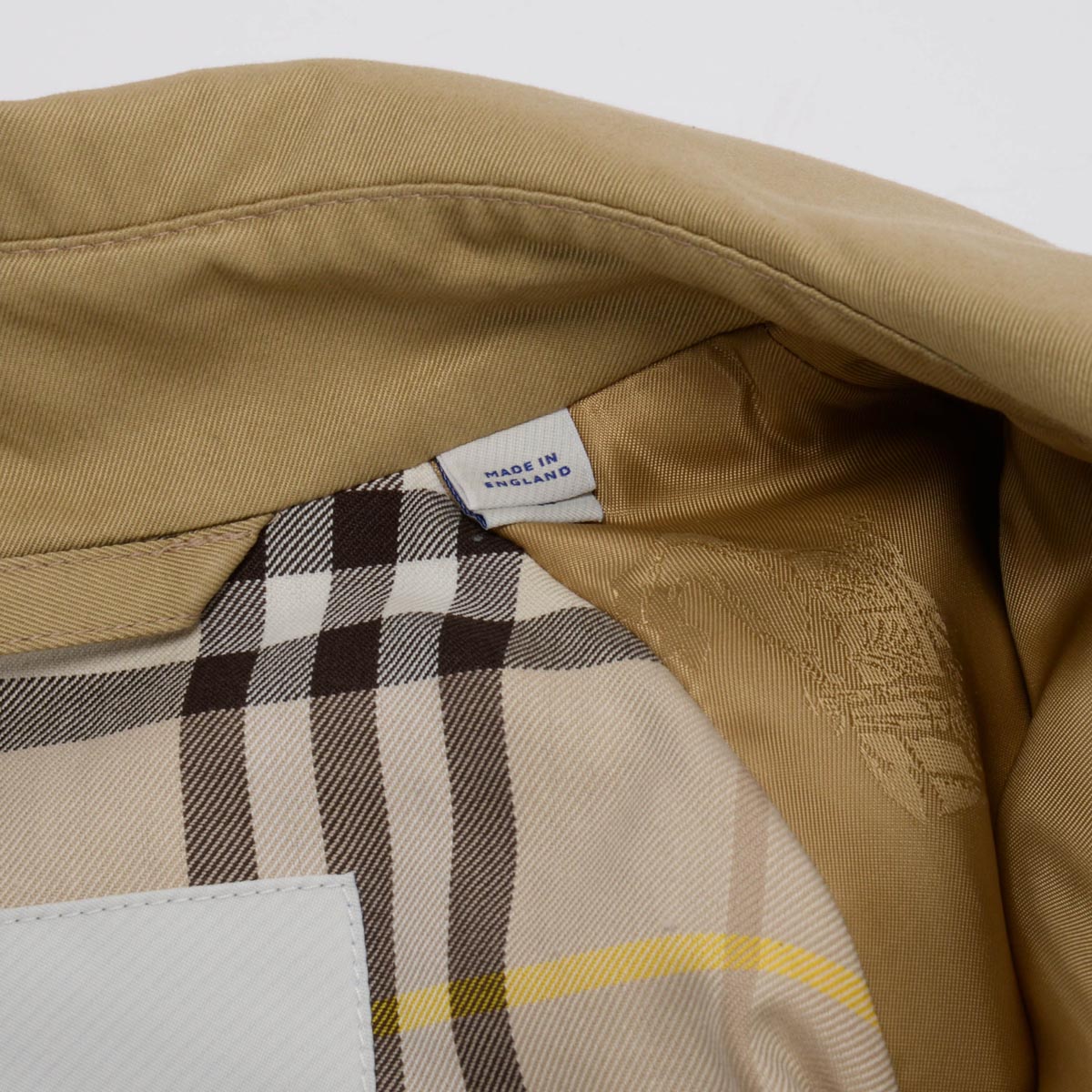 Burberry Beige Cotton Long Castleford Trench Coat UK 2