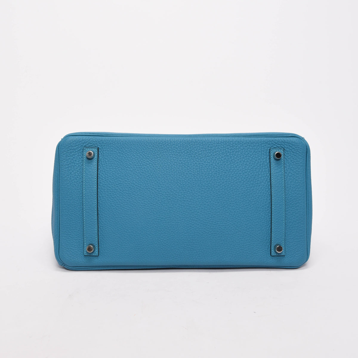 Hermes Blue Paon Togo Birkin 35 PHW